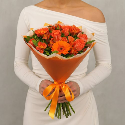 Букет «Оранжевое настроение»