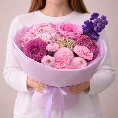 Букет «Розовый бархат»